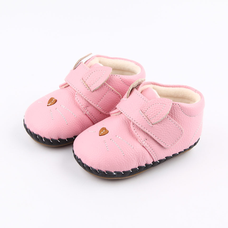 Zapatos respetuosos para bebés modelo Mia rosa