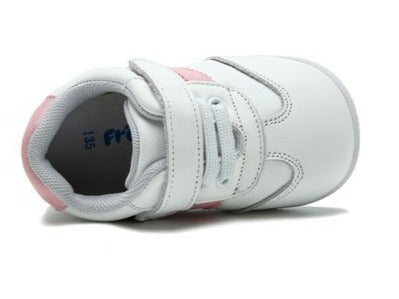 urban rosa deportivo blanco con suelas flexibles y antideslizantes