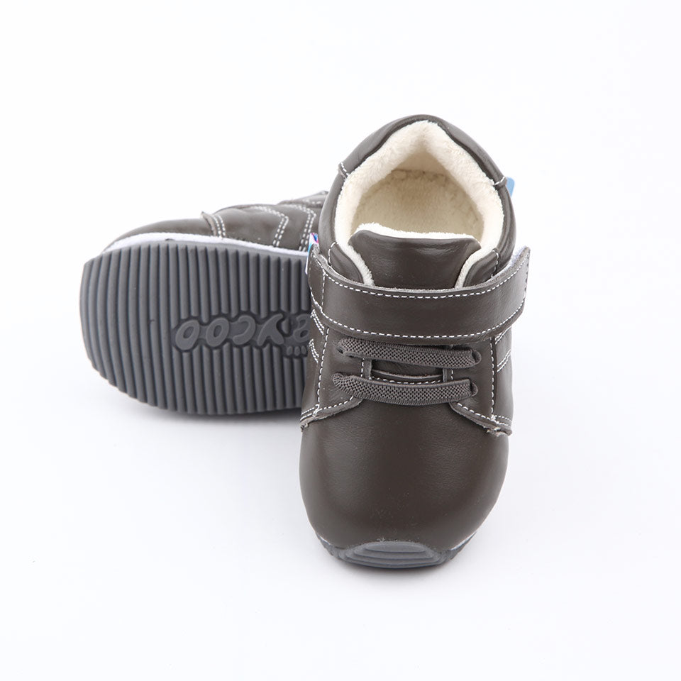 Comprar Zapatos infantiles respetuosos primeros pasos Baby Flex modelo Denom gris