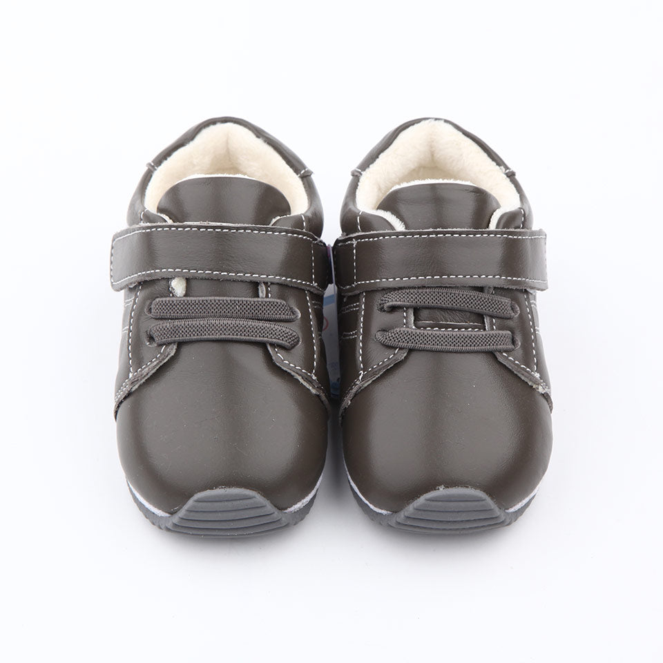 Zapatos respetuosos para bebés gama Baby Flex modelo Denom gris