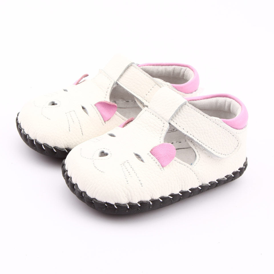 Zapatos respetuosos para bebés modelo Lucas blanco