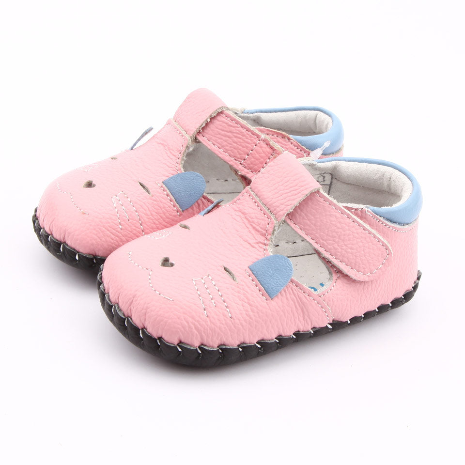 Zapatos respetuosos para bebés modelo Lucas rosa