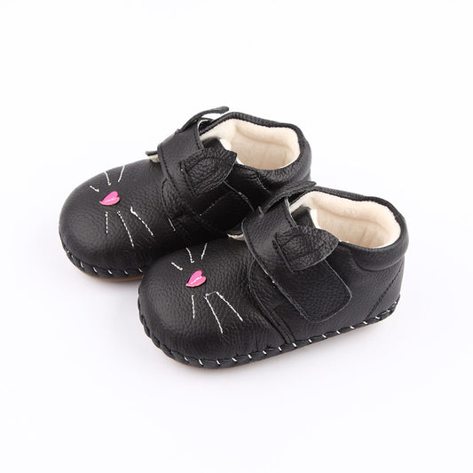 Zapatos respetuosos para bebés modelo Mia negro