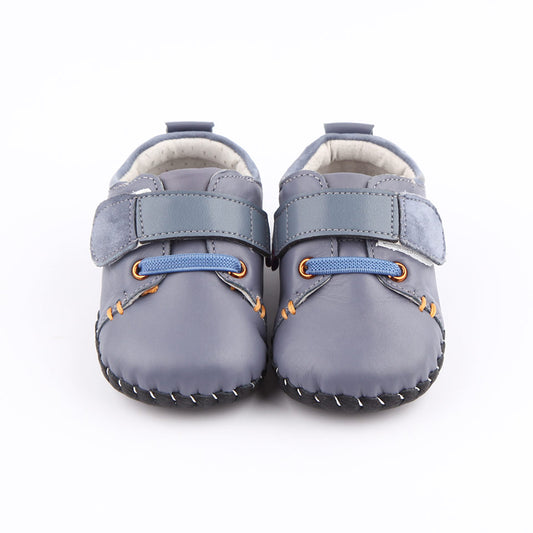 Zapatos respetuosos para bebés modelo Peter azul