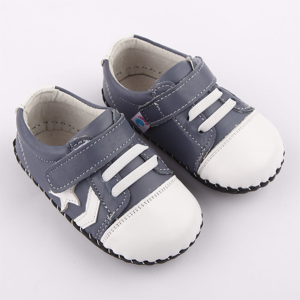 Zapatos respetuosos para bebés modelo Star azul