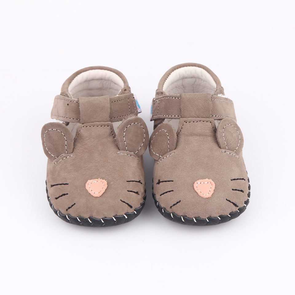 Zapatos respetuosos para bebés modelo Tomy Gris
