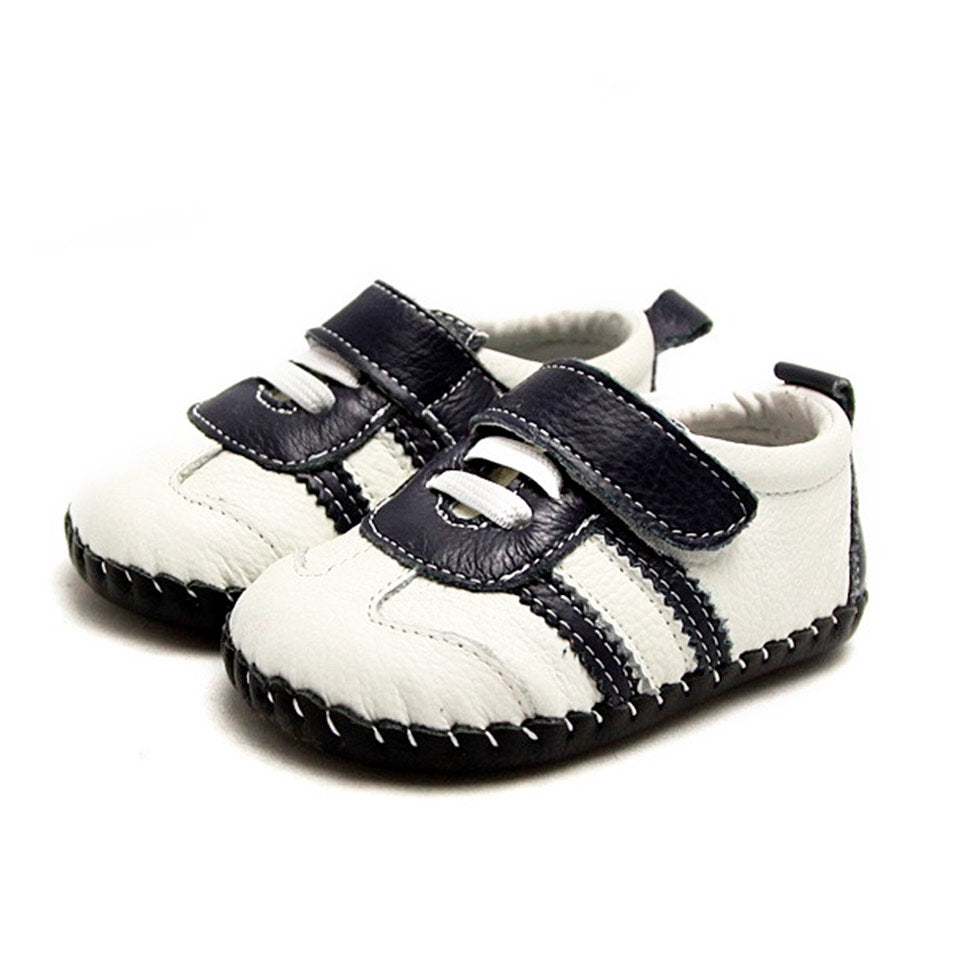 Zapatos respetuosos para bebés modelo Dash blanco