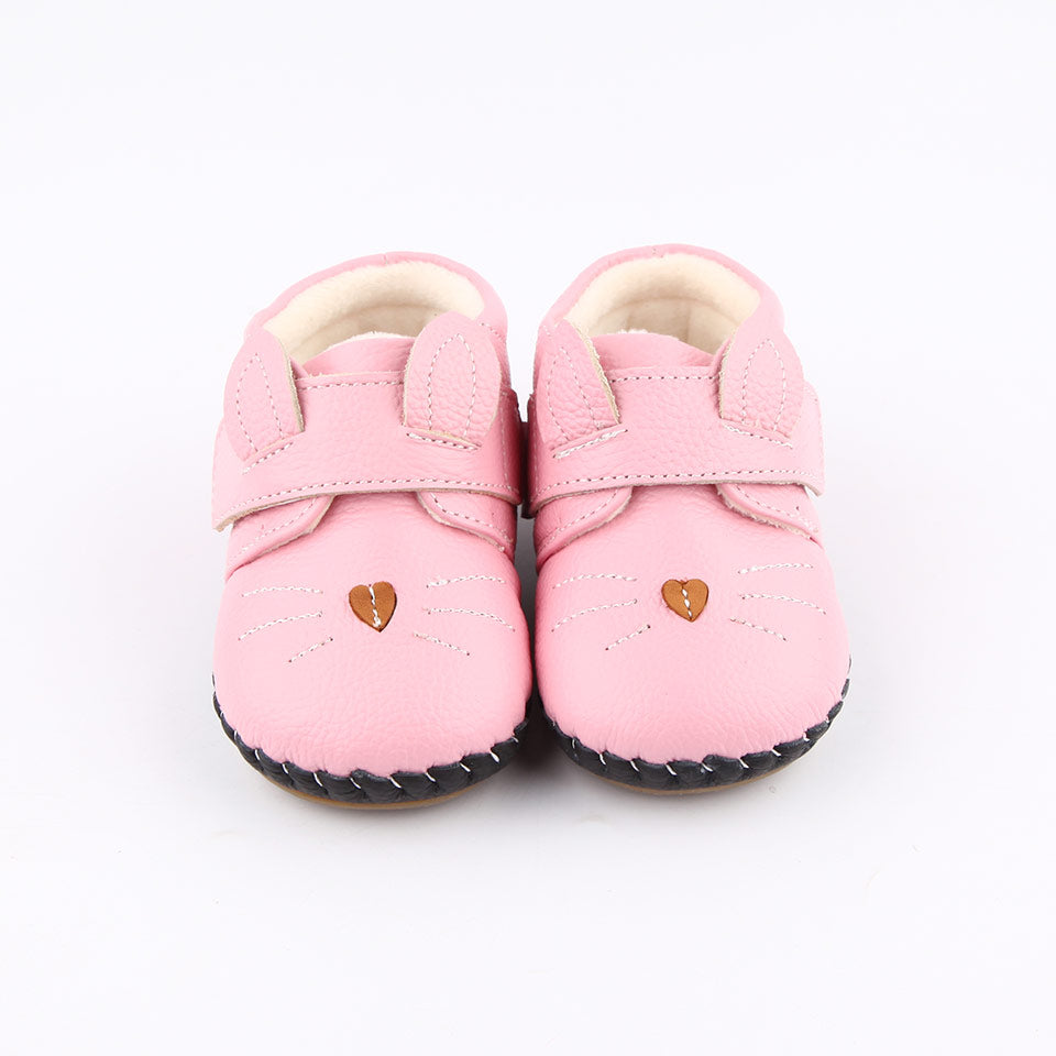 Zapatos respetuosos para bebés modelo Mia rosa
